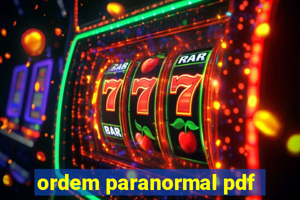 ordem paranormal pdf